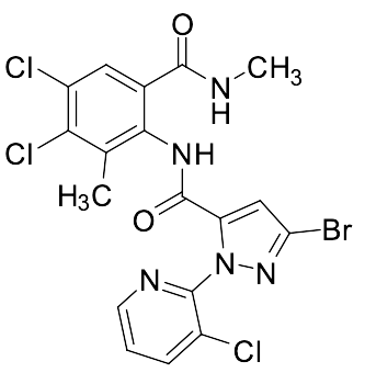 3-Bromo-1-(3-chloropyridin-2-yl)-N-(3,4-dichloro-2-methyl-6-(methylcarbamoyl)phenyl)-1H-pyrazole-5-carboxamide