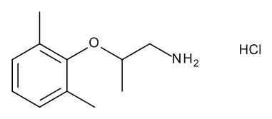 (2RS)-2-(2,6-Di-methylphenoxy)propan-1-amine Hydrochloride