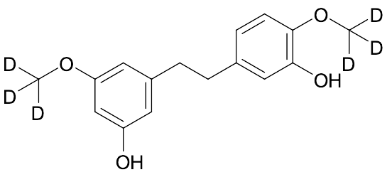 5-(3-Hydroxy-5-(methoxy-d3)phenethyl-d3)-2-(methoxy-d3)phenol