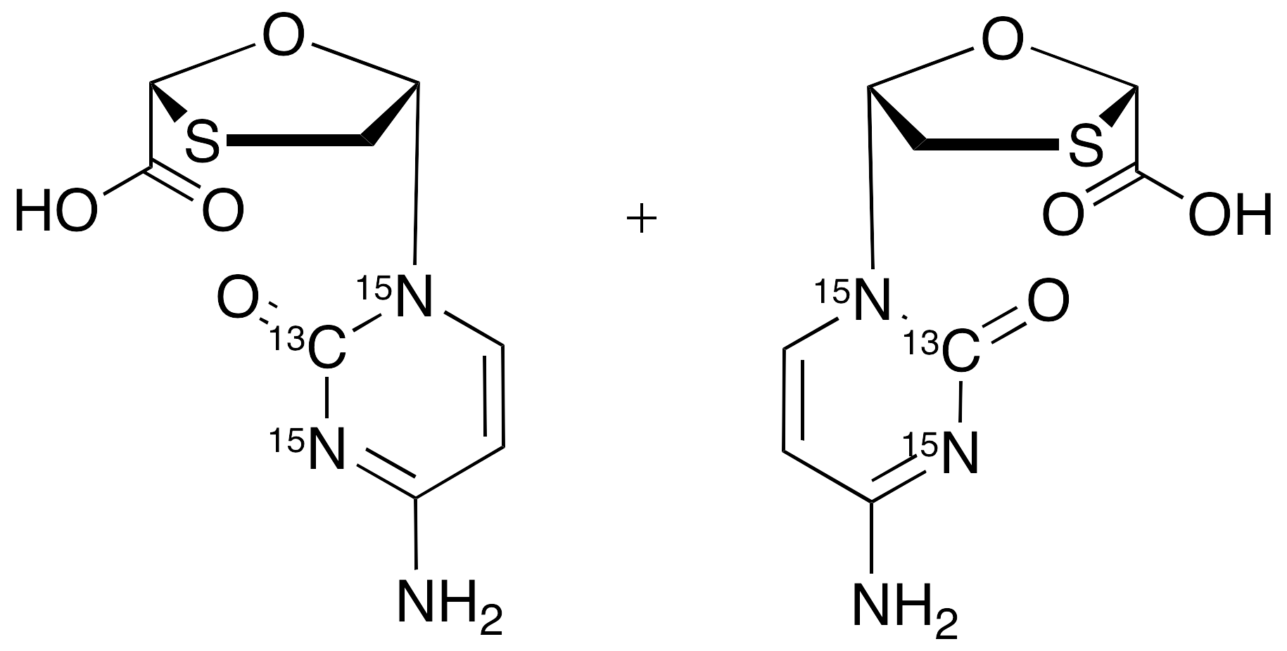 rac Lamivudine Acid-13C,15N2