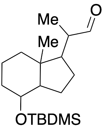 4-[[(1,1-Dimethylethyl)dimethylsilyl]oxy]octahydro-alpha,7a-dimethyl-1H-indene-1-acetaldehyde