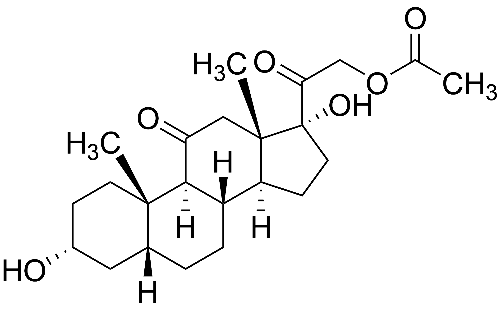 5beta-Pregnan-3alpha,17alphalpha,21-triol-11,20-dion-21-acetate