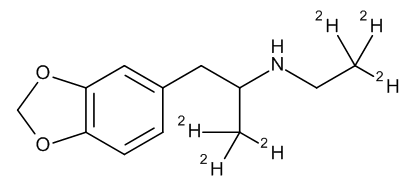 (±)-MDEA-D6 (1.0 mg/ml) in Methanol
