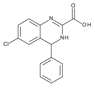 6-Chloro-4-phenyl-3,4-dihydroquinazoline-2-carboxylic Acid
