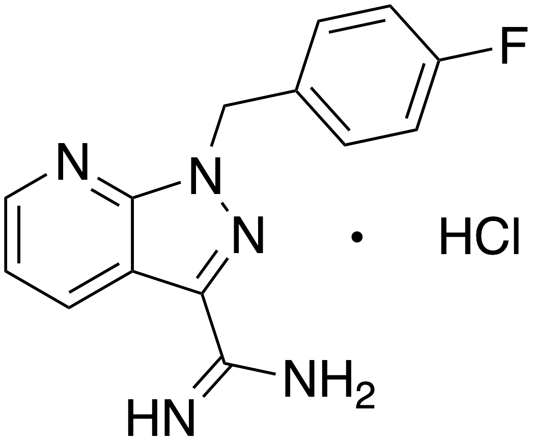 1-(4-Fluorobenzyl)-1H-pyrazolo[3,4-b]pyridine-3-carboximidamide Hydrochloride