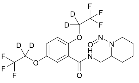 N-((1-Nitrosopiperidin-2-yl)methyl)-2,5-bis(2,2,2-trifluoroethoxy)benzamide-d4