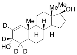 17-Methyl-5alpha-androst-1-ene-3alpha,17beta-diol-d4