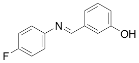 3-[(E)-[(4-Fluorophenyl)imino]methyl]phenol