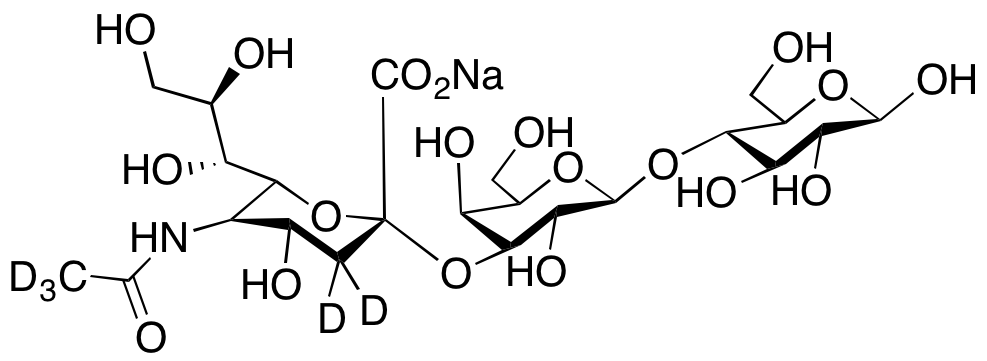 3'-Sialyllactose-d5 Sodium Salt