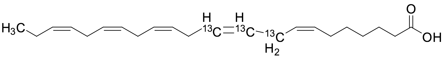 all-cis-7,10,13,16,19-Docosapentaenoic-9,10,11-13C3 Acid