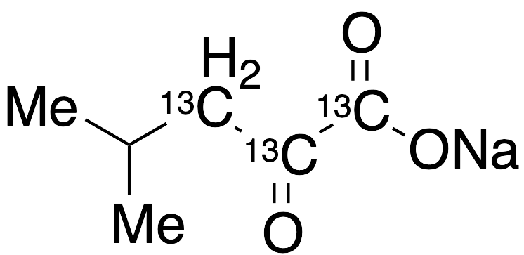 4-Methyl-2-oxovaleric Acid-13C3 Sodium Salt