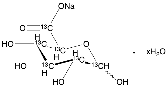 D-Glucuronic Acid-13C6 Sodium Salt Hydrate