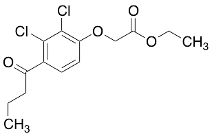[2,3-Dichloro-4-(1-oxobutyl)phenoxy]-acetic Acid Ethyl Ester