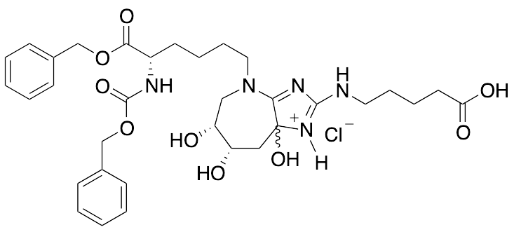 (6R,7S,8a-rac)-(4'-Desamino),-5”N-Carboxybenzyl-8-Hydroxy-Glucosepane 6”-Benzyl Ester Hydrochloride Salt