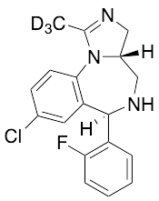 8-Chloro-6-(2-fluorophenyl)-3a,4,5,6-tetrahydro-1-methyl-3H-imidazo[1,5-a][1,4]benzodiazepine-d3Midazolam Impurity G