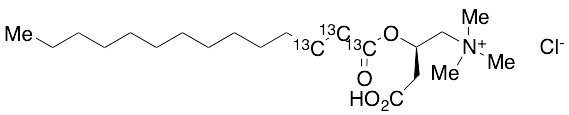 Myristoyl-L-carnitine-13C3 Hydrochloride