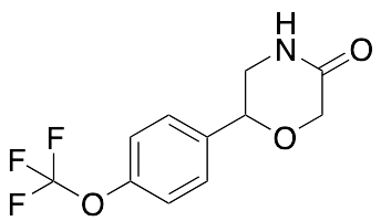 6-[4-(Trifluoromethoxy)phenyl]-3-morpholinone