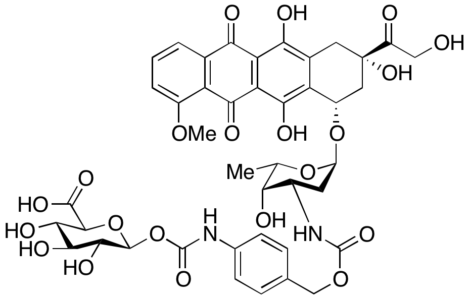 3-N-Carboxylic Acid 1-beta-D-Glucuronide-[4-(methyl)phenyl]carbamate Ester Doxorubicin
