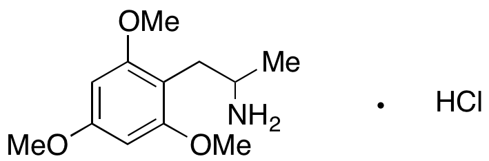 2,4,6-Trimethoxyamphetamine (hydrochloride) [A crystalline solid]