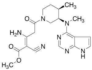 (Z)-Methyl 3-Amino-2-cyano-5-((3R,4R)-4-methyl-3-(methyl(7H-pyrrolo[2,3-d]pyrimidin-4-yl)amino)piperidin-1-yl)-5-oxopent-2-enoate