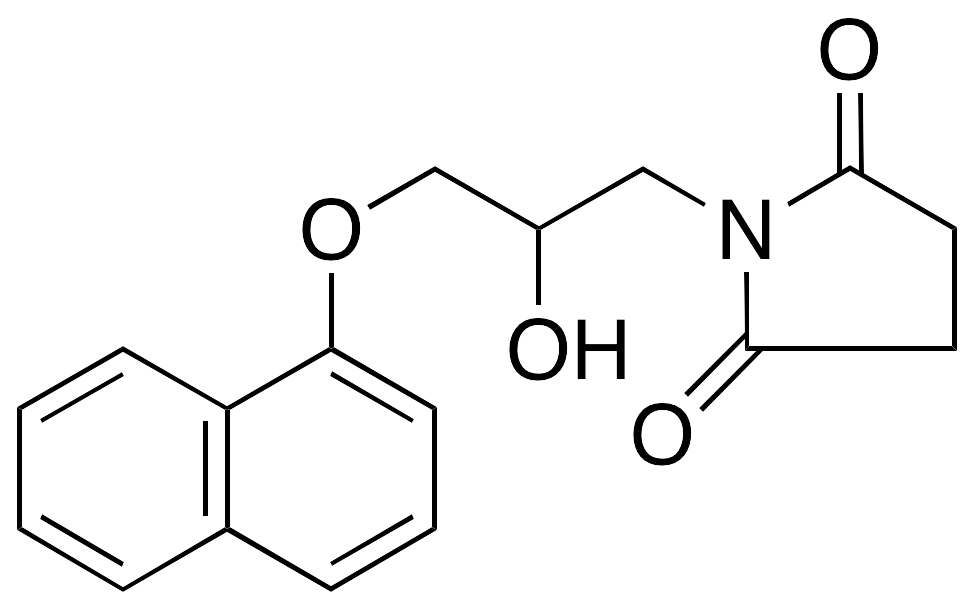 1-[2-Hydroxy-3-(1-naphthalenyloxy)propyl]-2,5-pyrrolidinedione