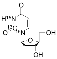 2'-Deoxy-L-uridine-13C,15N2