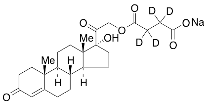 21-(3-Carboxy-1-oxopropoxy)-17-hydroxy-pregn-4-ene-3,20-dione-d4 Monosodium Salt