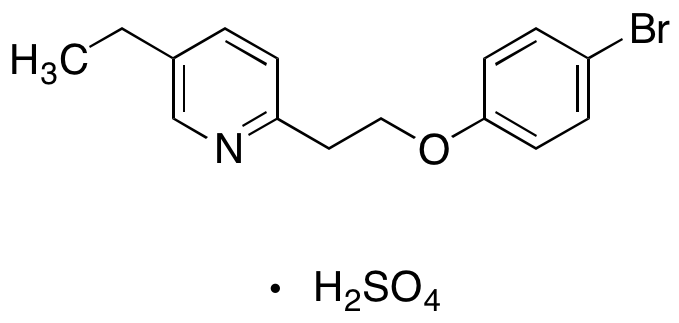 2-[2-(4-Bromophenoxy) Ethyl- 5-ethylpyridine Sulfate Salt