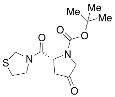 (2R)-4-Oxo-2-(3-thiazolidinylcarbonyl)-1-pyrrolidinecarboxylic Acid 1,1-Dimethylethyl Ester