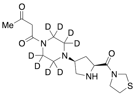 N4-Des Pyrazolo N4-Acetoacetyl Teneligliptin-d8