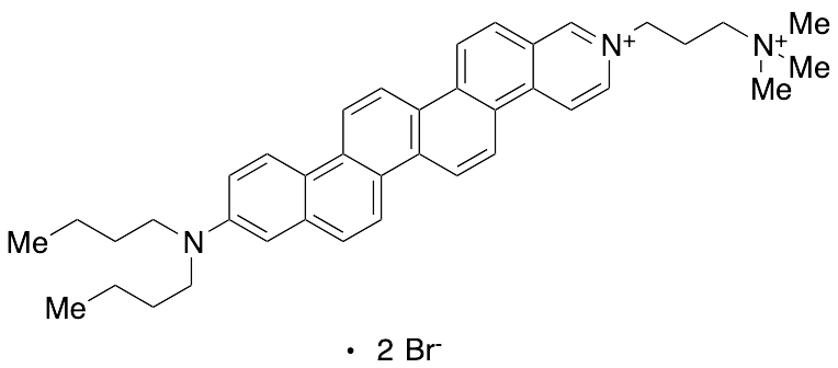10-(Dibutylamino)-2-[3-(trimethylammonio)propyl]-chryseno[2,1-f]isoquinolinium Bromide (1:2)