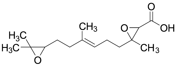 (E)-3-(6-(3,3-Dimethyloxiran-2-yl)-4-methylhex-3-en-1-yl)-3-methyloxirane-2-carboxylic Acid (Mixture of Diastereomers)-Technical grade