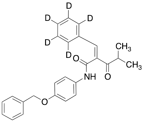 N-4-Benzyloxyphenyl Alpha-Benzilidene-d5 Isobutyrylacetamide