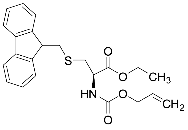 (R)-Ethyl 3-(((9H-Fluoren-9-yl)methyl)thio)-2-(((allyloxy)carbonyl)amino)propanoate