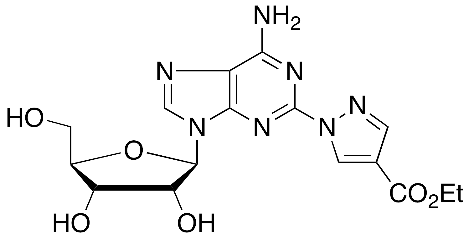 1-(6-Amino-9-Beta-D-ribofuranosyl-9H-purin-2-yl)-1H-pyrazole-4-carboxylic AcidEthyl Ester