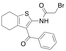 2-(2-Bromoacetamide)-3-benzoyl-4,5,6,7-tetrahydrobenzo[b]thiophene