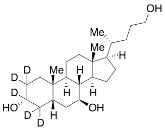 (3alpha,5beta,7beta)-Cholane-3,7,24-triol-d5