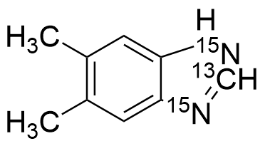 5,6-Dimethylbenzimidazole-15N,13C