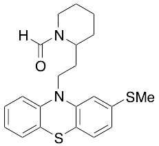 2-(2-(2-(Methylthio)-10H-phenothiazin-10-yl)ethyl)piperidine-1-carbaldehyde
