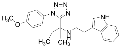 N-[1-[1-(4-Methoxyphenyl)-1H-tetrazol-5-yl]-1-methylpropyl]-1H-indole-3-ethanamine
