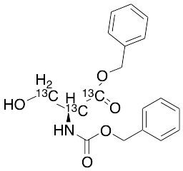N-(Benzyloxycarbonyl)serine Benzyl Ester-13C3