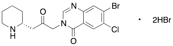 (-)-Deoxyhalofebrifugine Dihydrobromide
