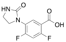 2,4-Difluoro-5-(2-oxoimidazolidin-1-yl)benzoic Acid