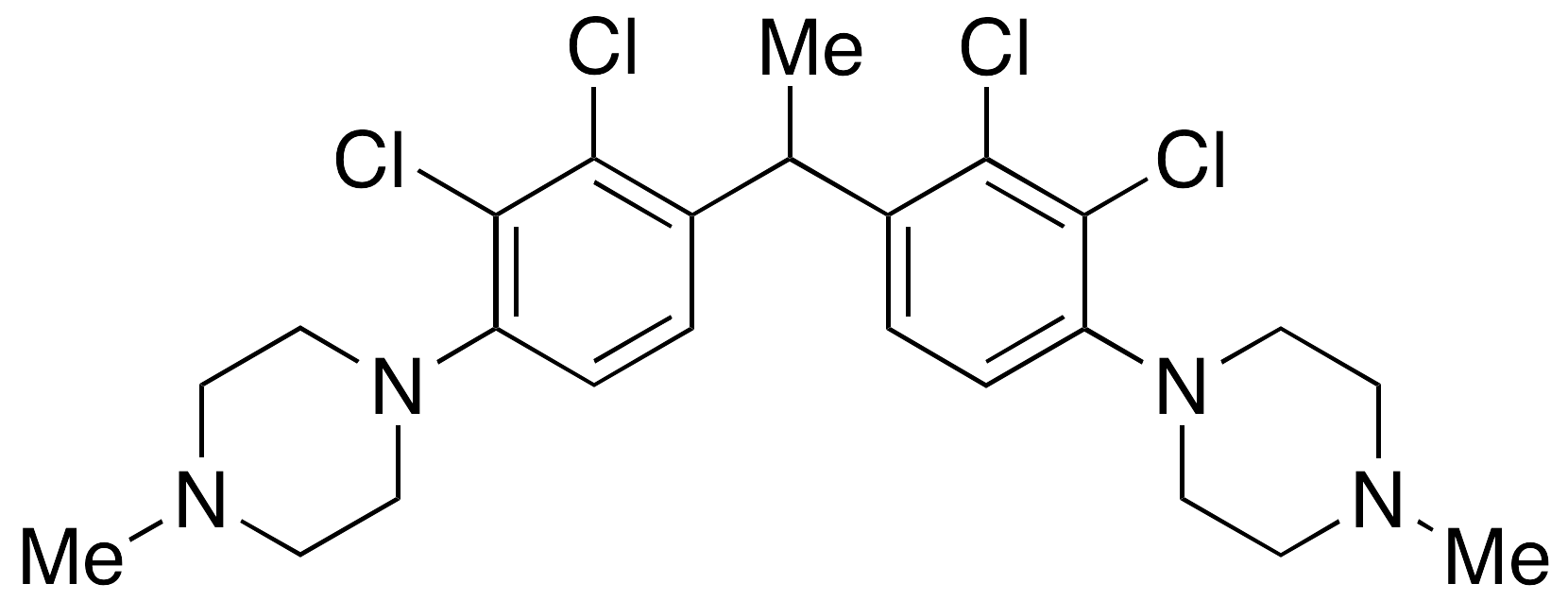 1,1'-[Ethylidenebis(2,3-dichloro-4,1-phenylene)]bis[4-methyl-piperazine