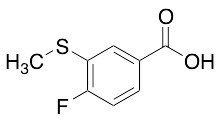 4-Fluoro-3-(methylsulfanyl)benzoic Acid