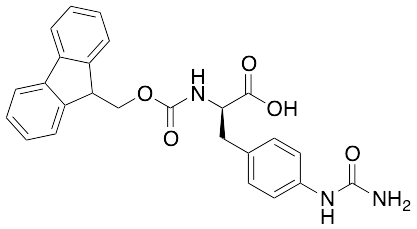 (2R)-3-[4-(carbamoylamino)phenyl]-2-(9H-fluoren-9-ylmethoxycarbonylamino)propanoic Acid