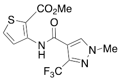 3-[[[1-Methyl-3-(trifluoromethyl)-1H-pyrazol-4-yl]carbonyl]amino]-2-thiophenecarboxylic Acid Methyl Ester