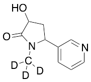 3-Hydroxy-1-methyl-5-(3-pyridinyl)-2-pyrrolidinone-d3