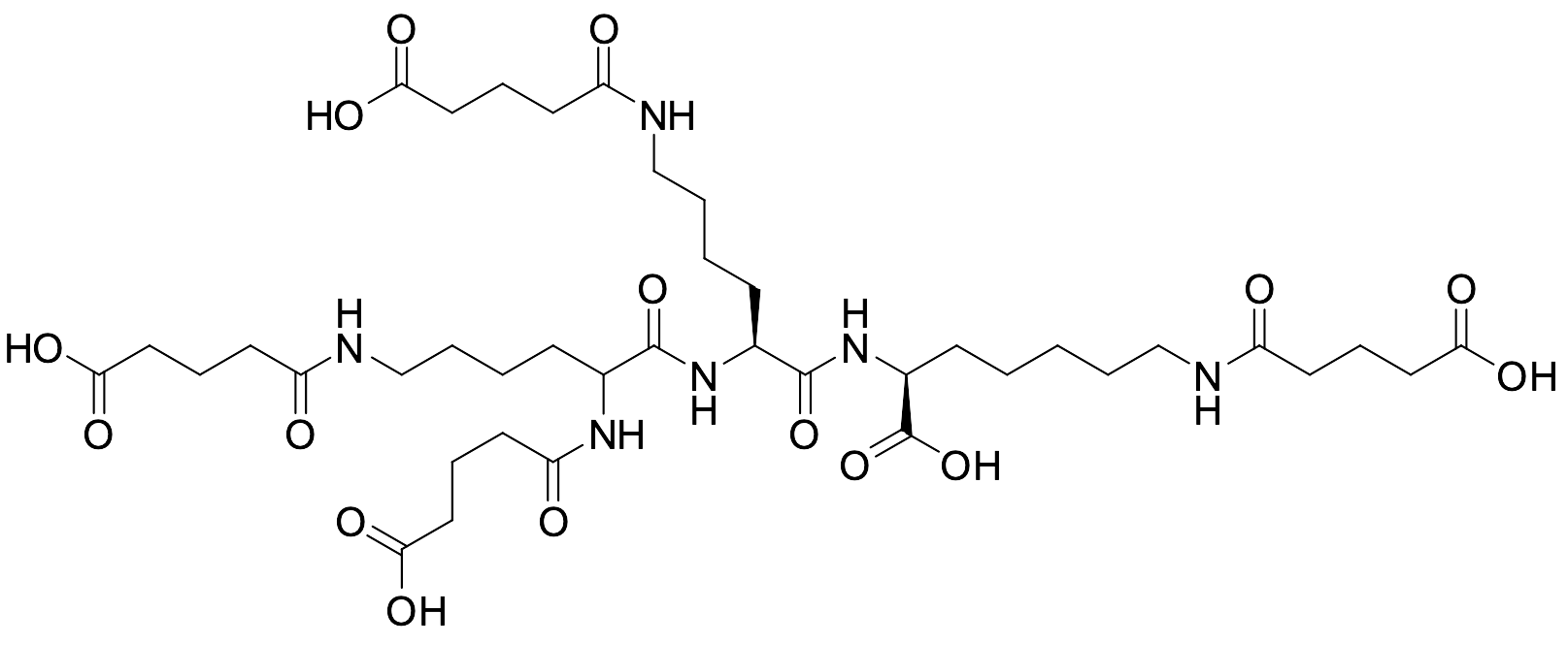 (11S,14S)-17-(4-Carboxybutanamido)-14-(4-(4-carboxybutanamido)butyl)-4,13,16,23-tetraoxo-5,12,15,22-tetraazahexacosane-1,11,26-tricarboxylic Acid