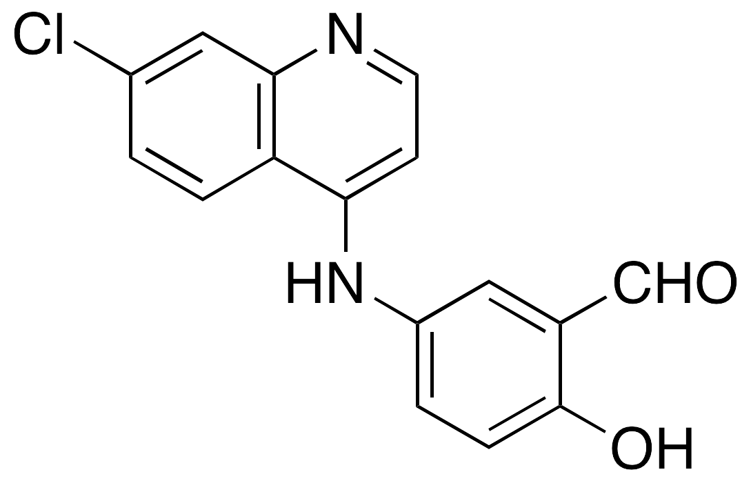 5-[(7-Chloro-4-quinolinyl)amino]-2-hydroxybenzaldehyde